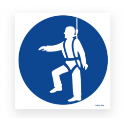 Picto of mandatory protection from fall signpost - 1
