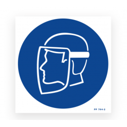 Picto of mandatory face protection signpost - 1