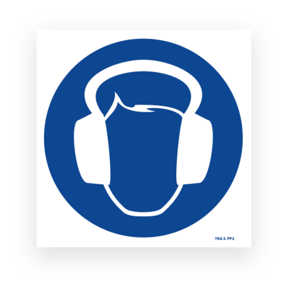 Picto of mandatory hearing protection signpost - 1