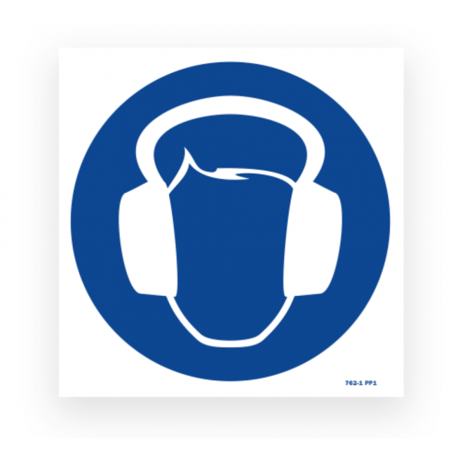 Picto of mandatory hearing protection signpost - 1