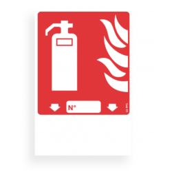 Panneau lutte incendie picto extincteur classe mobile