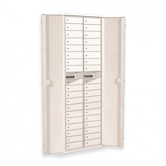 High security safe with individual compartments - 1