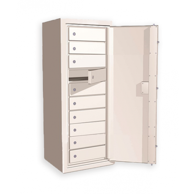 High security safe with individual compartments - 2