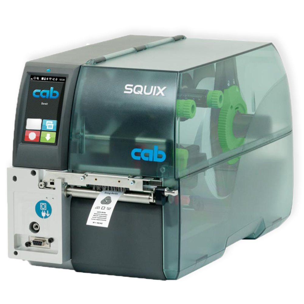 Imprimante d'étiquettes textile CAB Squix 4MT - Haute qualité
