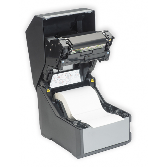 Open thermal transfer label printer Open thermal transfer label printer