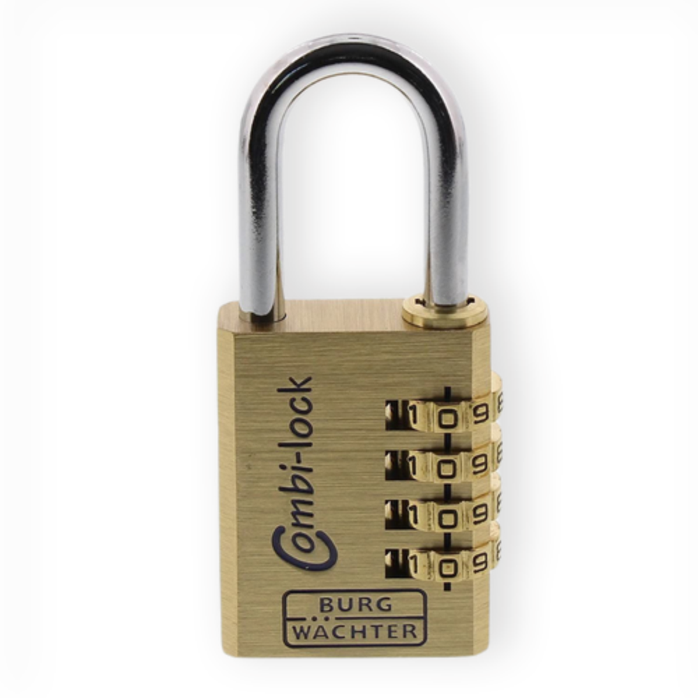 CINCINNO Heavy Duty Combination Lock, 4-Digit Combo Lock With Long Shackle,Weatherproof Combination Padlock For Outdoor Use,4 Pack