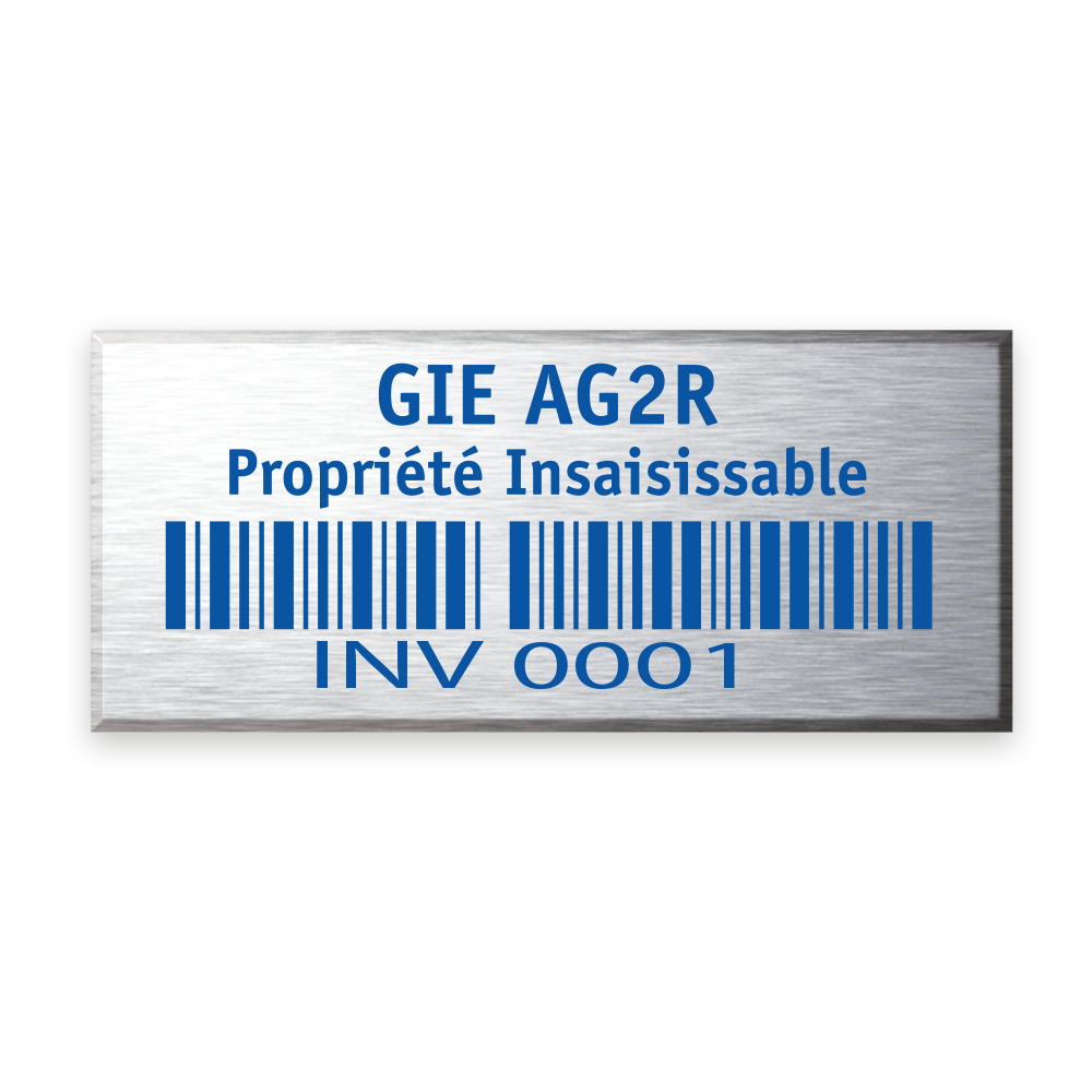 Laser engraving anodized aluminum Asset Tag with four-colour HD barcode, Small Batch, Express. - 3