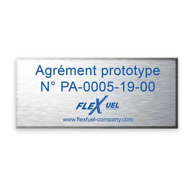 etiquette aluminium rigide anodisee gravure laser personnalisee groupe flexfuel etiquette aluminium rigide anodisee gravure laser personnalisee groupe flexfuel