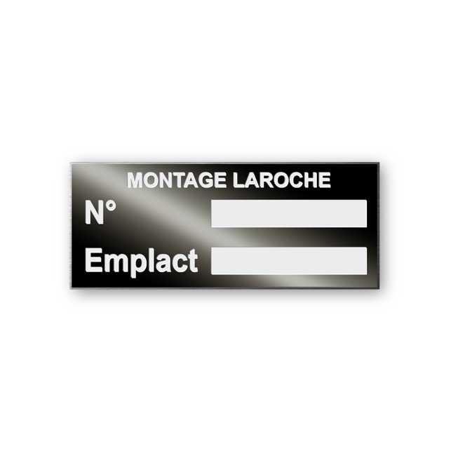 plaque noire constructeur aluminium personnalisee montage laroche plaque noire constructeur aluminium personnalisee montage laroche