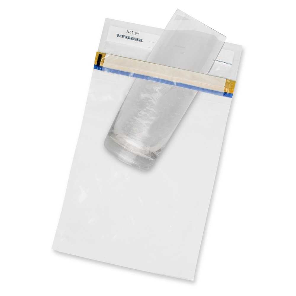 glass on customized security pouch for forensic evidence en