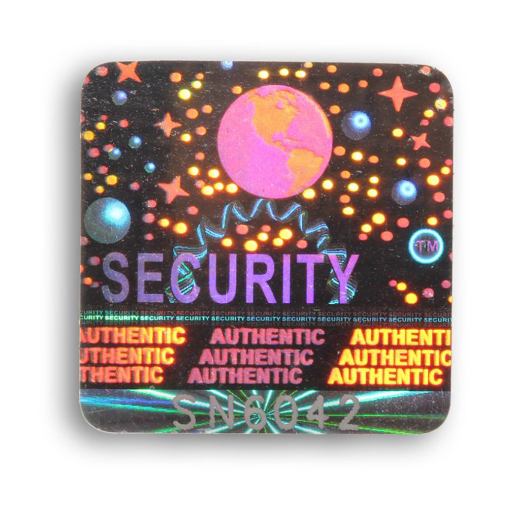 standard authentication hologram personalizes secure