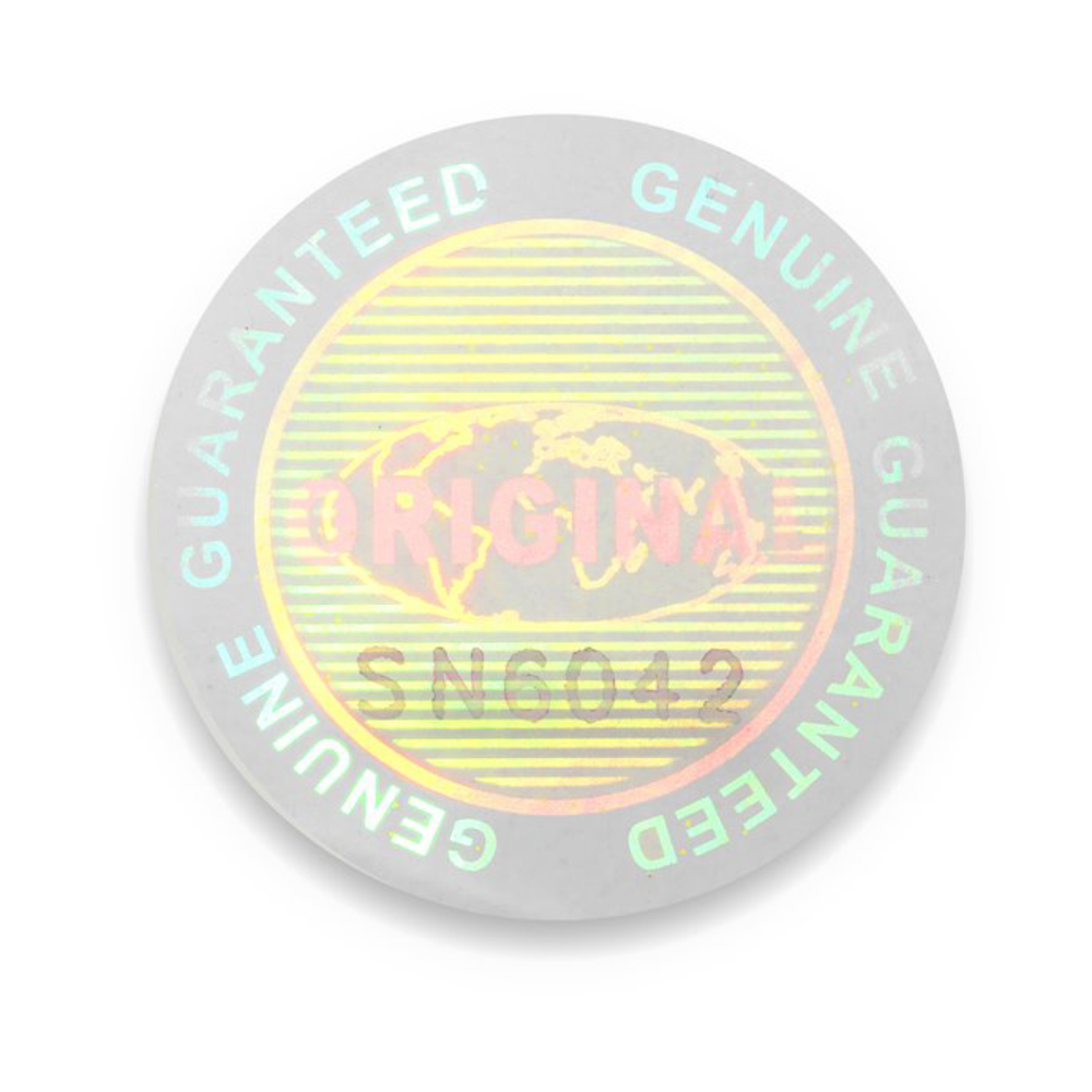 Authentication hologram 3d effect standard