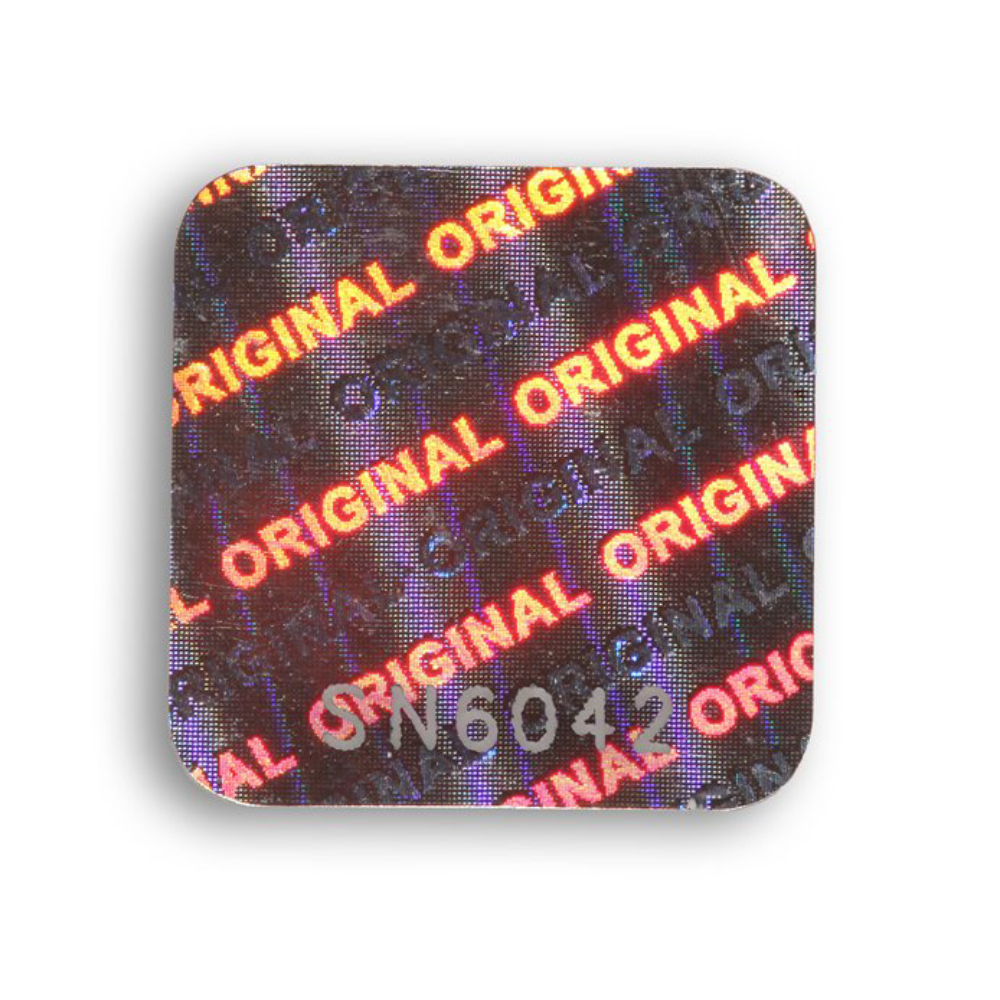 hologram high degree of security standard void