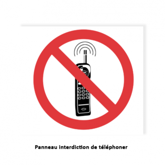 consigne interdiction de telephoner kit ecole