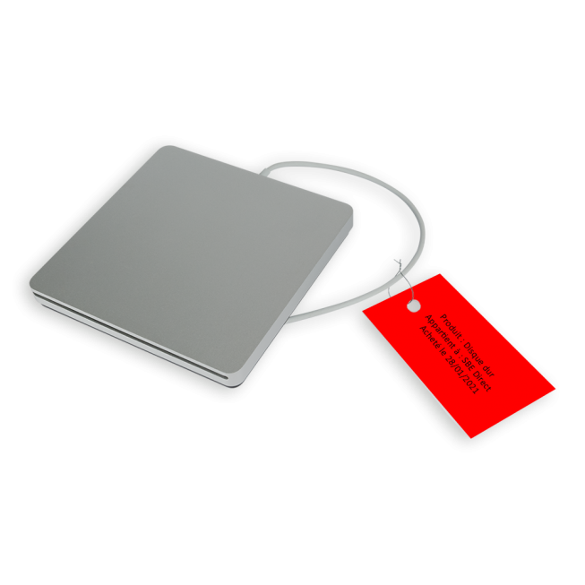 american label polyester color on an object