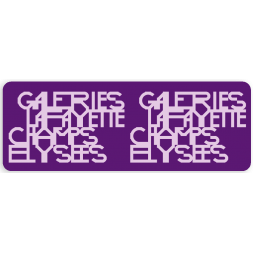 anti-fraud adhesive seal custom lafayette galleries purple background