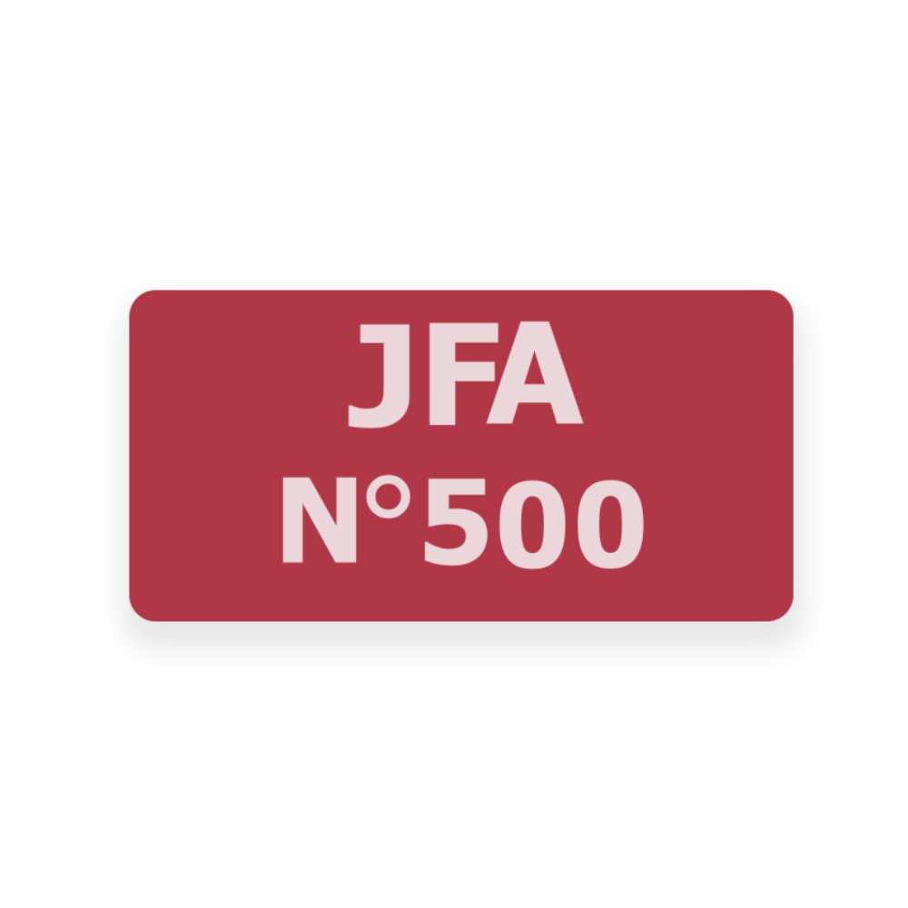 exemple scelle securite rouge impression blanche jfa