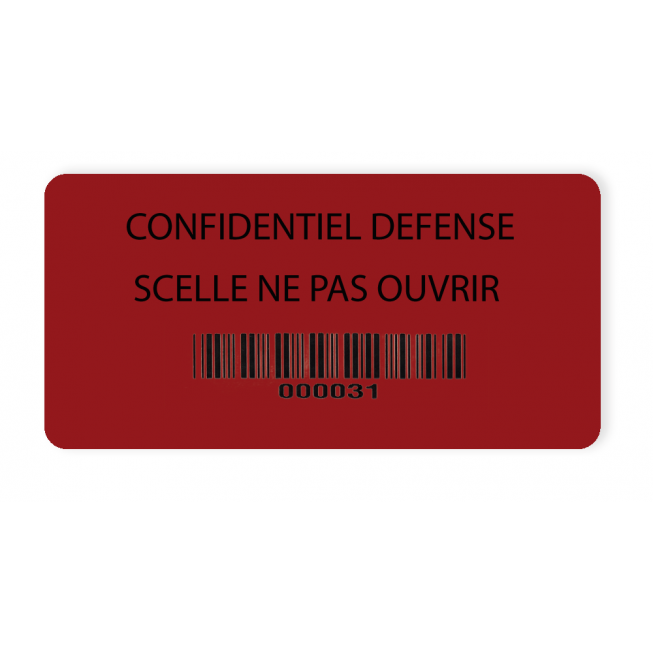 example adhesive seal temperatures extremes confidential defense red background
