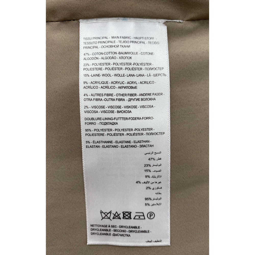 exemple d'étiquette textile