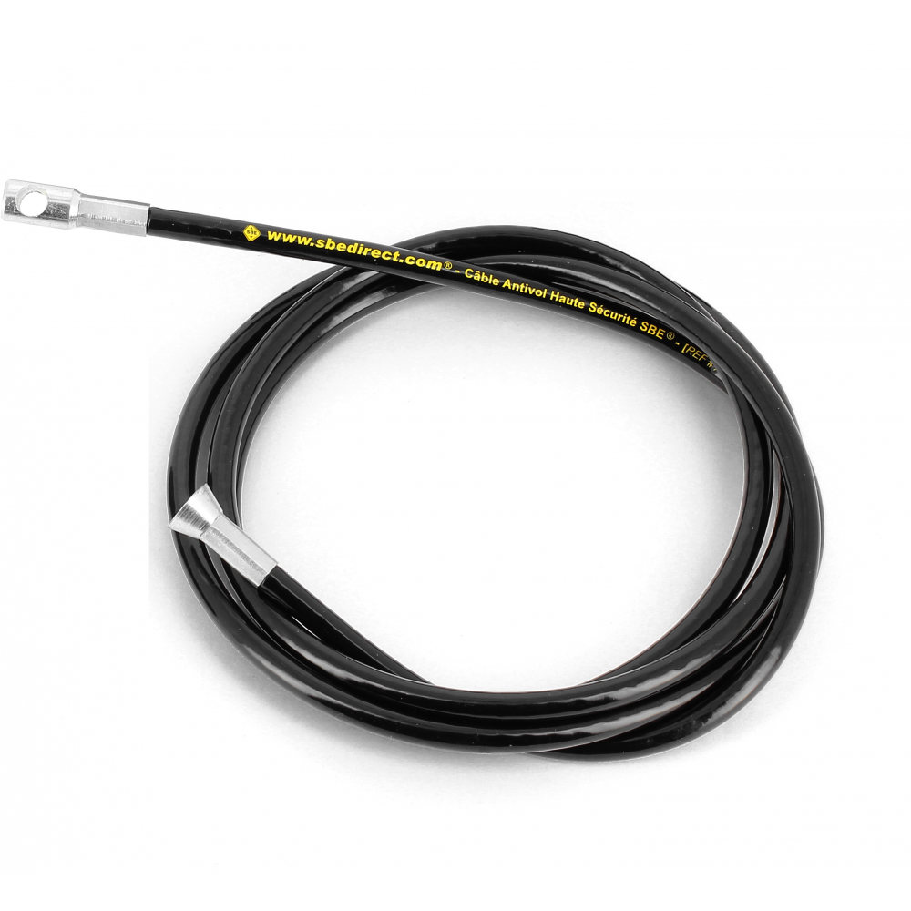 High-security Computer Cable Lock : ABA 5mm Steel Cable