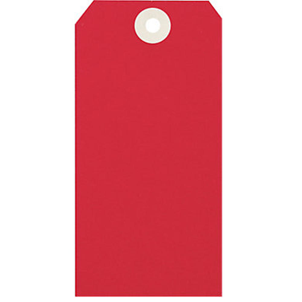 red paper tag