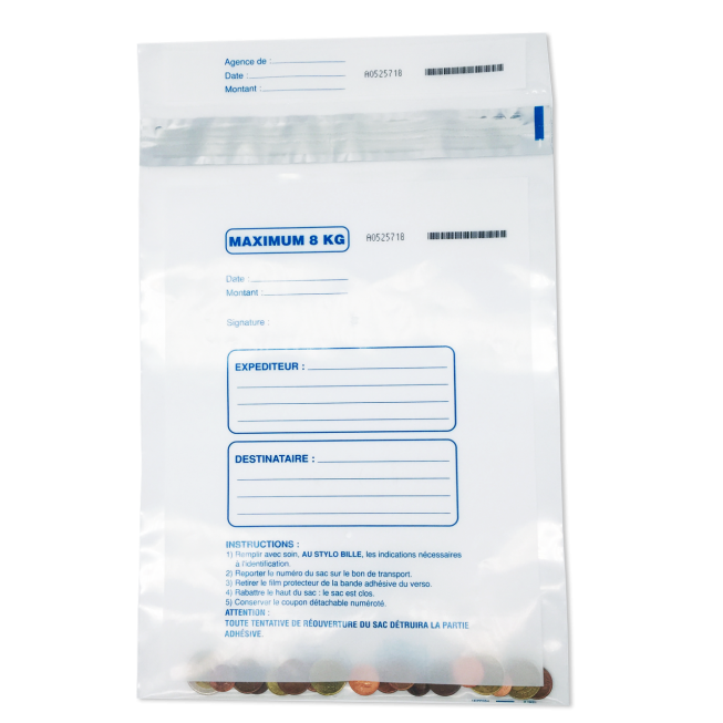 coins tamper proof envelope eight kilos