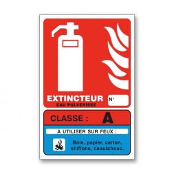 panneau lutte incendie