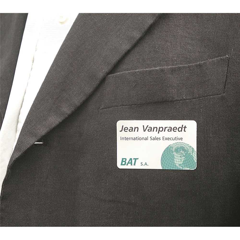 A4 Sheet Satin Laserlab Visitor Access Badge - 2