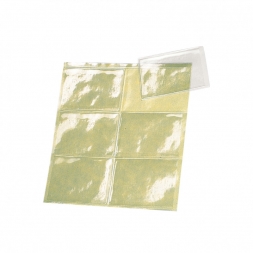 Transparent adhesive badge protection - 1