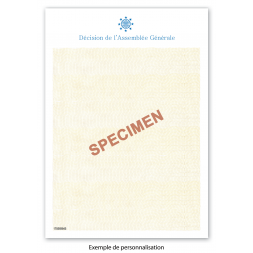 A4 Secured Numbered Paper - 2
