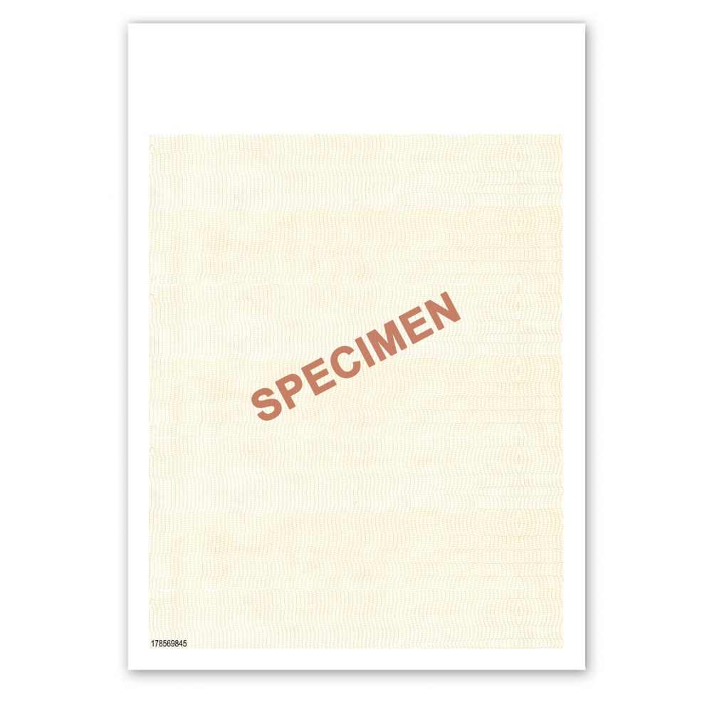 A4 Secured Numbered Paper - 1