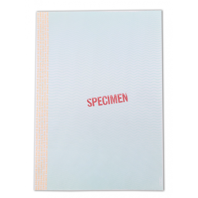 Papier sécurisé anti-fraude X5 Papier sécurisé anti-fraude X5