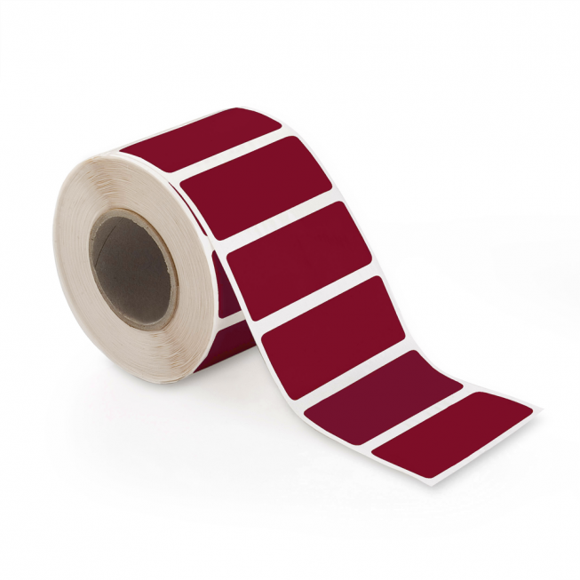 Scellé adhésif anti-fraude transfert partiel vierge 100x19mm - Rouge - 1