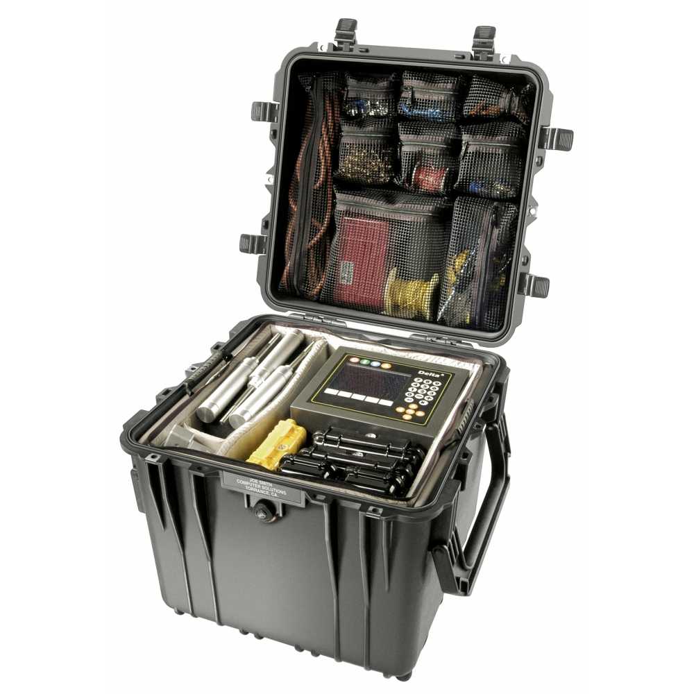 Mallette de transport roulante 52x49x52cm avec cloisons