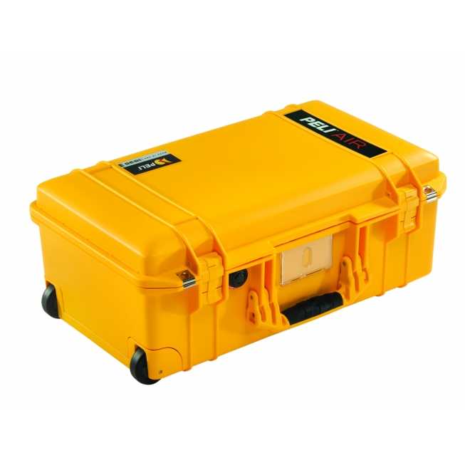 Mallette de transport roulante 56x23x35cm jaune
