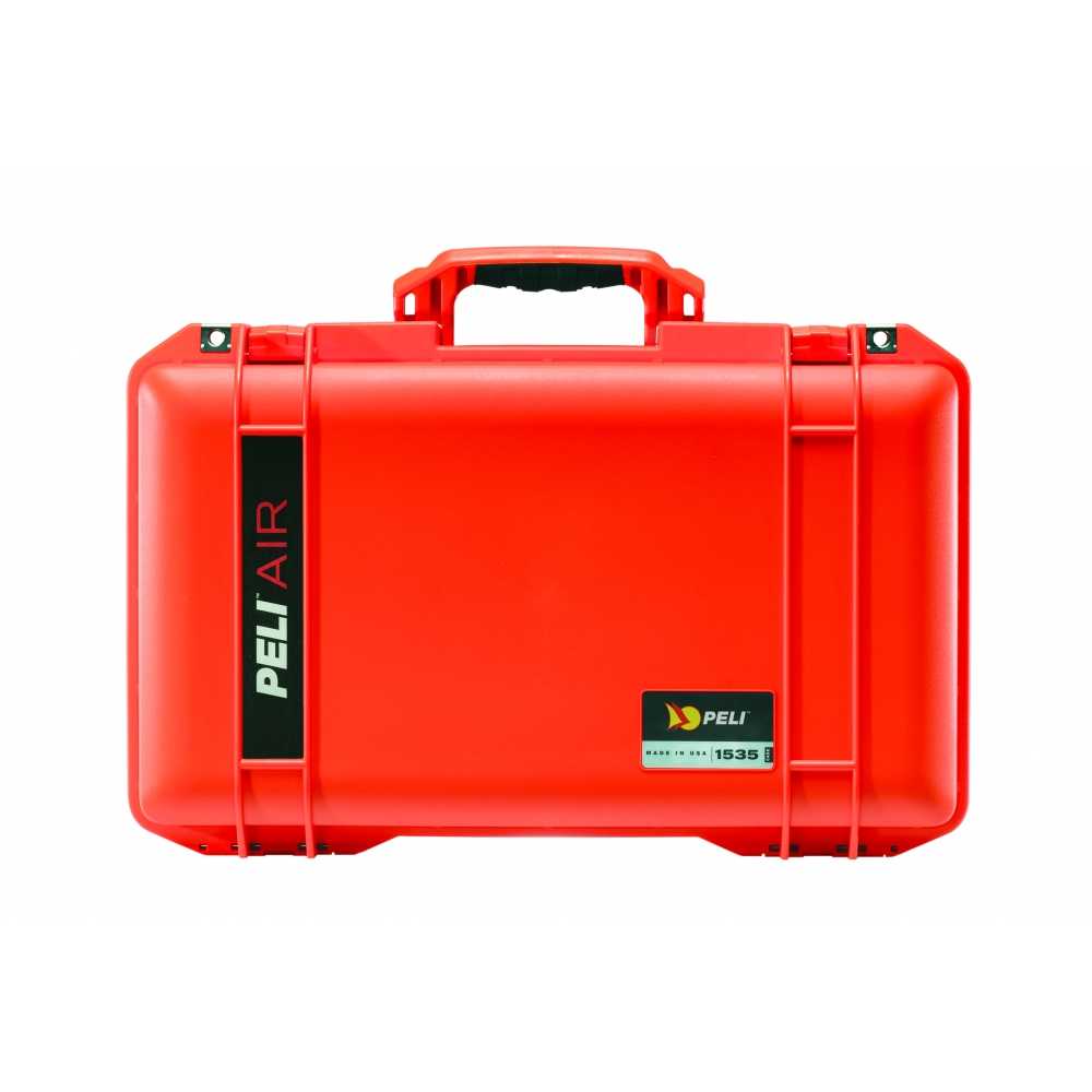 Mallette de transport roulante 56x23x35cm orange de face