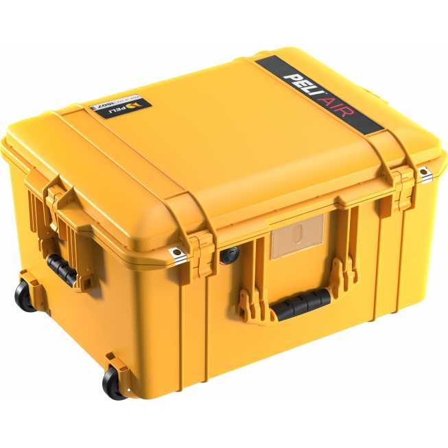 Mallette de transport roulante 61x34x48cm jaune