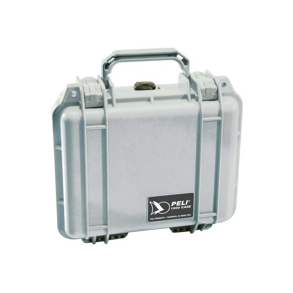 Mallette de transport 27x12x25cm debout grise