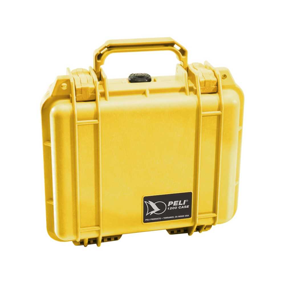 Mallette de transport 27x12x25cm debout jaune