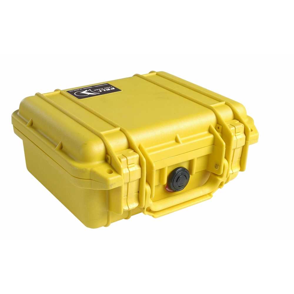 Mallette de transport 27x12x25cm jaune
