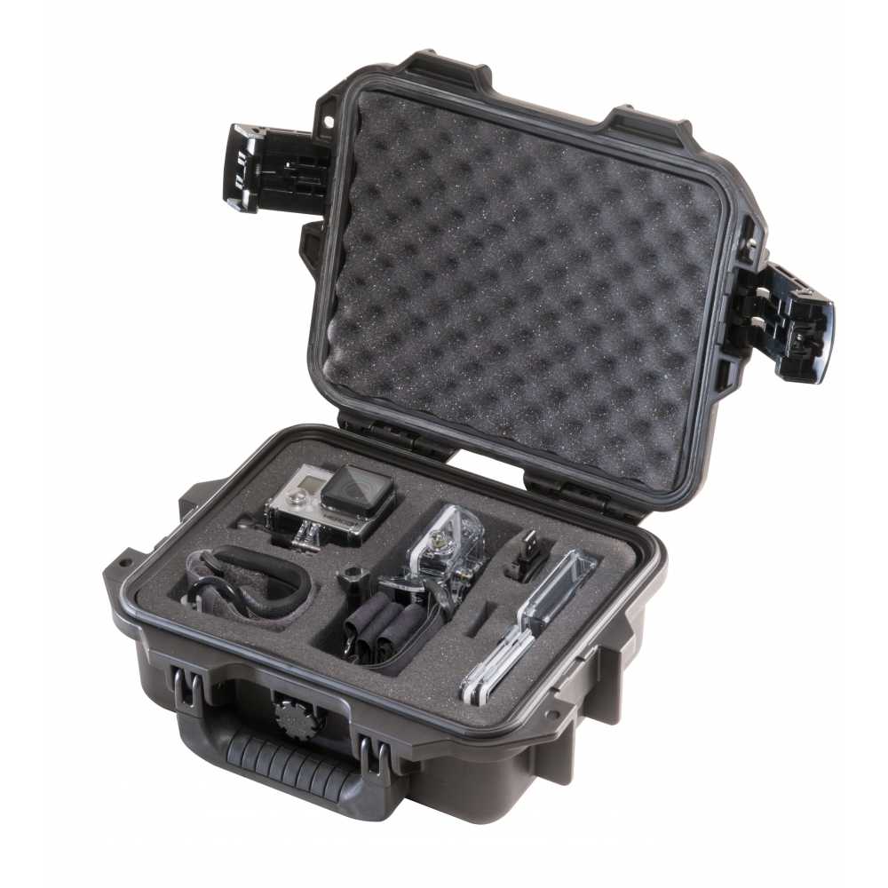 Mallette de transport 30x12x25cm noire avec mousse