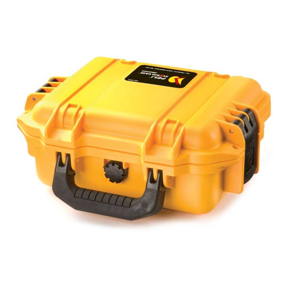 Mallette de transport 30x12x25cm jaune