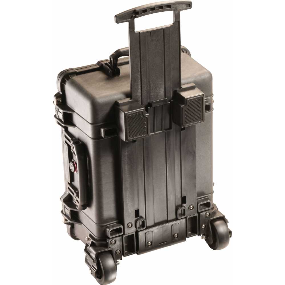 rolling transport case rear view