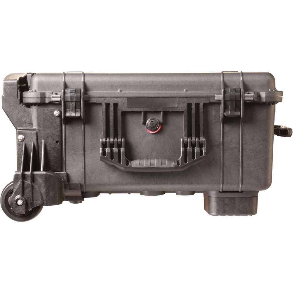 transport case 1610 with large wheels front view