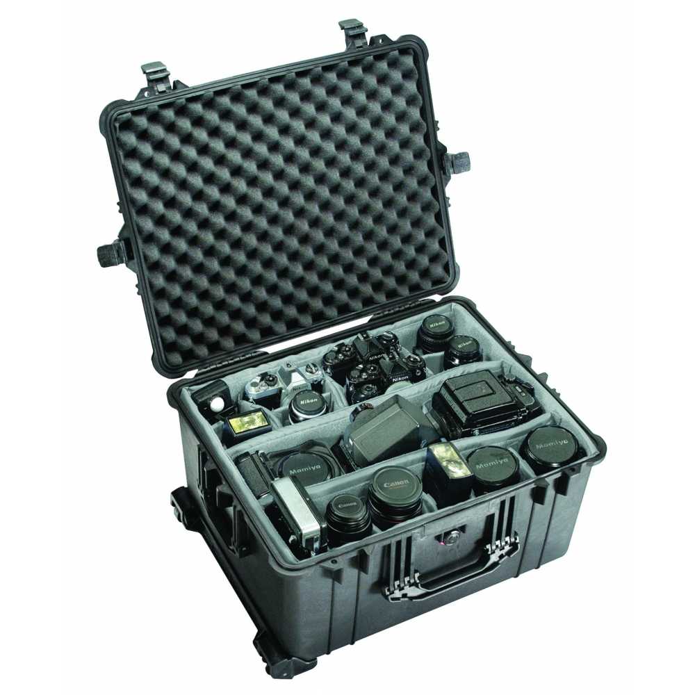 carrying case 1620 open top view