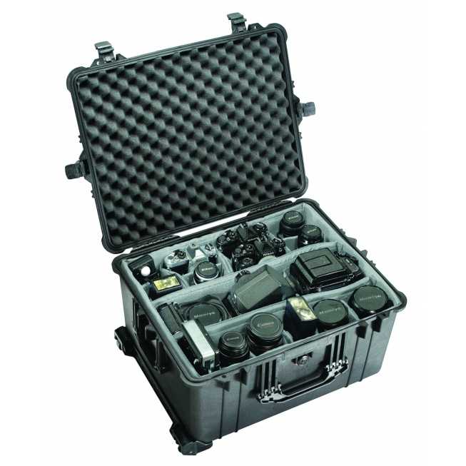 carrying case 1620 open top view