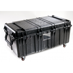 large secure transport case one hundred and thirty centimetres long closed