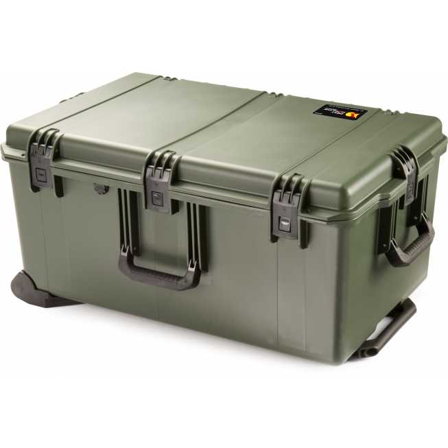 green secure transport case, eighty centimetres long