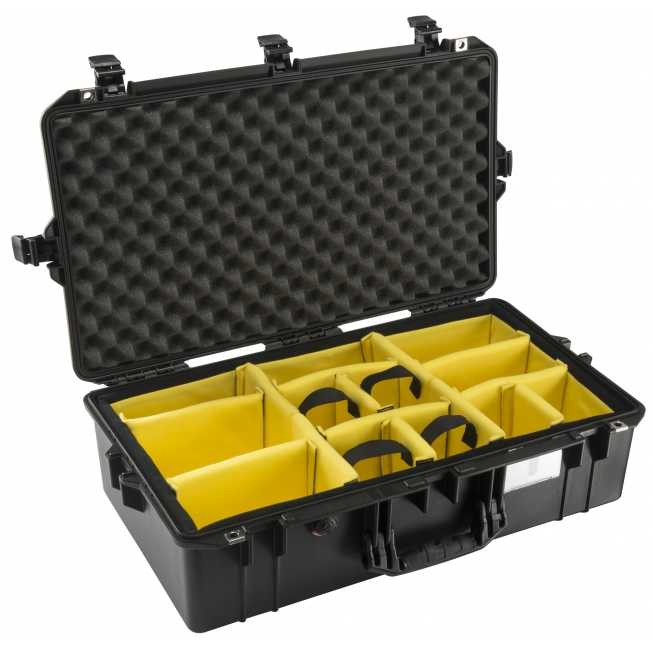 mallette transport securite soixante treize centimetre de long avec cloisons