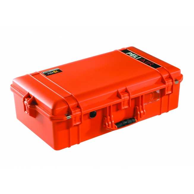 mallette transport securite fermee soixante treize centimetre de long coloris orange